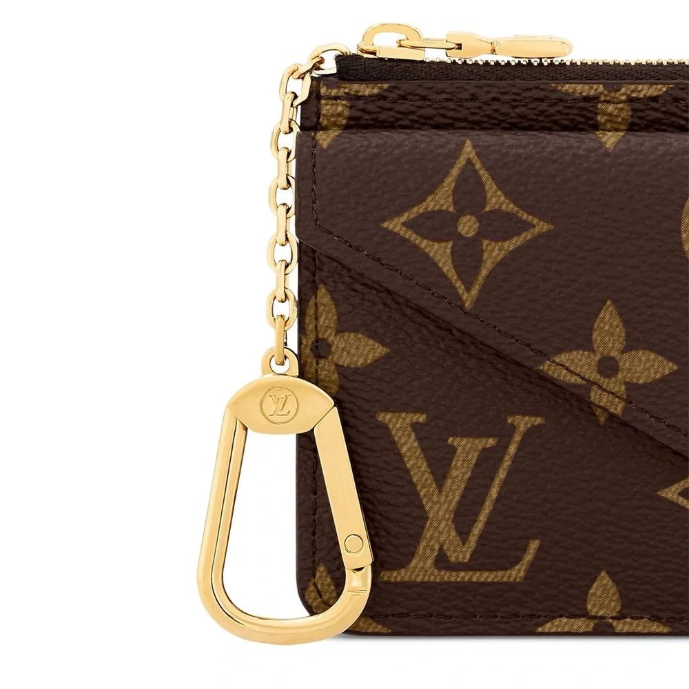 Louis Vuitton Brown and Gold Monogram Wallet - Picture 2 of 4